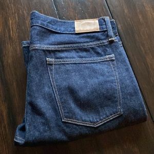 J Crew Mens 770 Jeans, style 770, 33W x 30L, Dark Blue